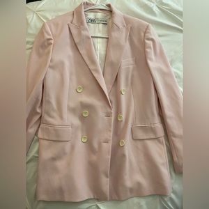Pink Zara blazer size M brand new